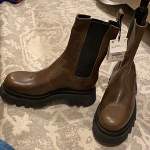 Brown zara boots
